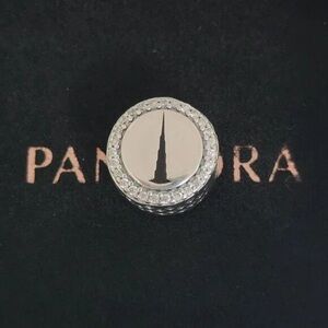 Pandora Burj Khalifa Dubai Bead Charm Bracelet Pendant S925 Silver with box
